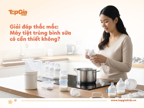 Máy tiệt trùng bình sữa có cần thiết không?