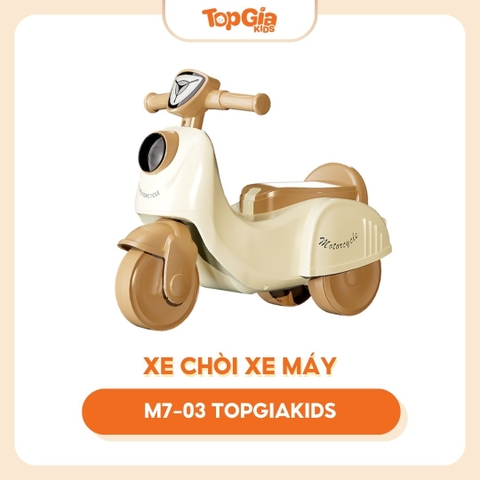 Xe chòi kiểu máy TopgiaKids M7-03