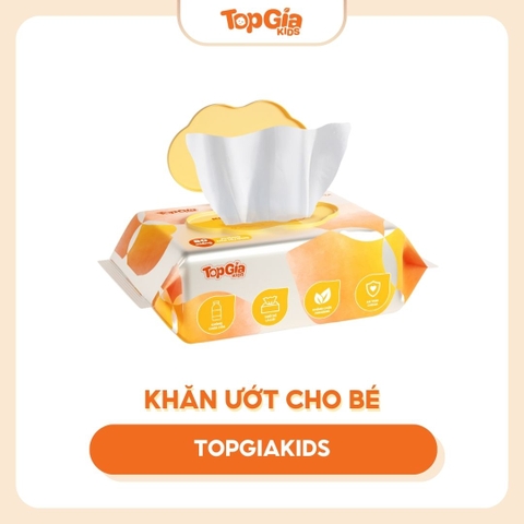 Khăn ướt cho bé TopgiaKids (Thùng 6 gói)