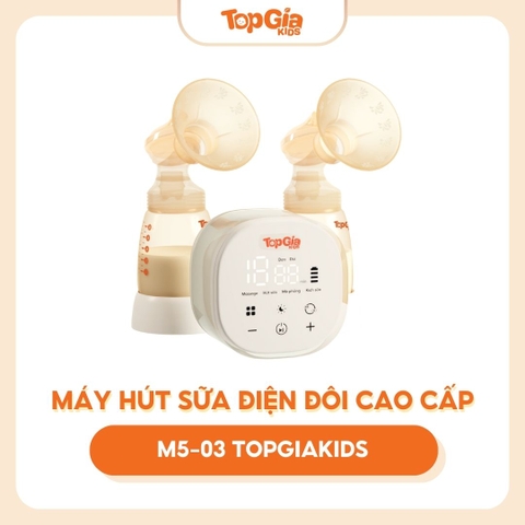 Máy hút sữa điện đôi cao cấp TopgiaKids M5-03