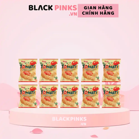 Lốc 10 gói snack cà chua Oishi 34g