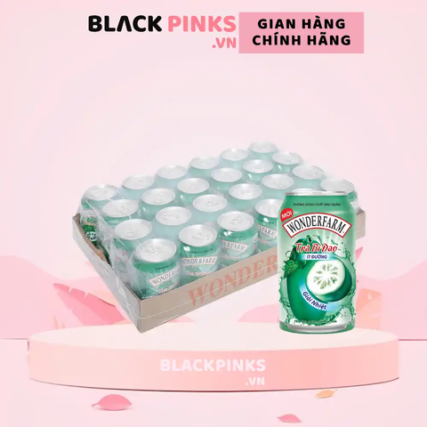 Trà bí đao Wonderfarm ít đường lon 310 ml