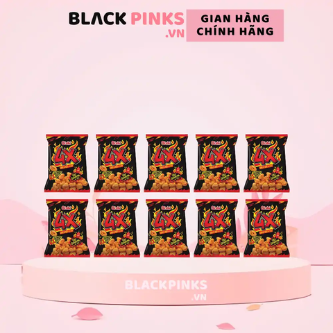 Lốc 10 gói snack bắp Oishi 4X sốt Sriracha vị cay 34g