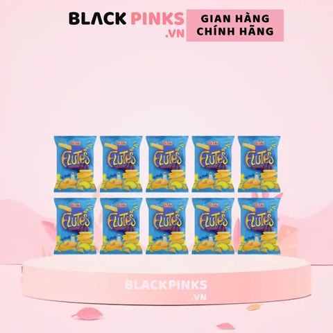 Lốc 10 gói snack khoai tây Oishi vị muối 34g