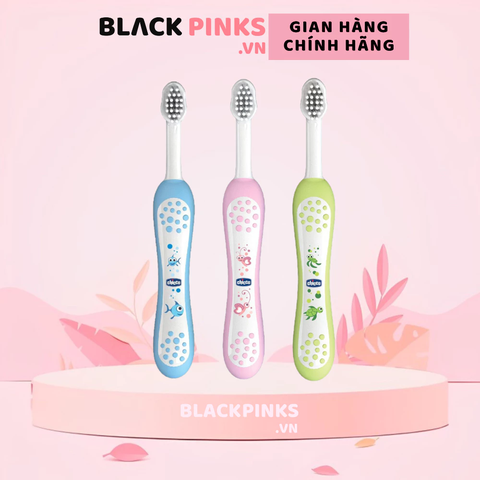 Bàn chải đánh răng cá xanh /hình bướm hoa /hình rùa con Chicco