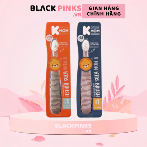 Bàn chải đánh răng trẻ em K-mom 2-5 tuổi (hồng) /(nâu)