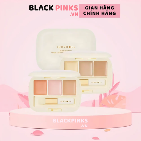 Bảng che khuyết điểm Judydoll 3 màu 2.7g (nhiều màu)