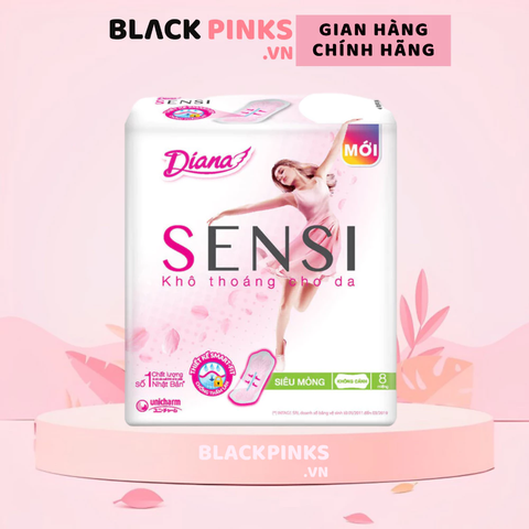 Băng vệ sinh Diana Sensi siêu mỏng không cánh 8 miếng