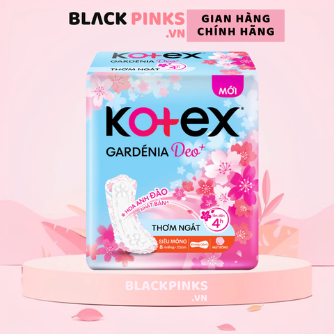 Băng vệ sinh Kotex hoa anh đào siêu mỏng cánh 23cm 8 miếng