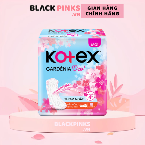 Băng vệ sinh Kotex hoa anh đào siêu mỏng không cánh 23cm 8 miếng