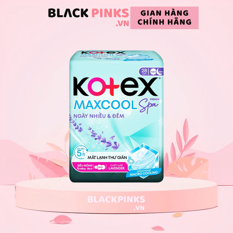 Băng vệ sinh Kotex siêu mỏng cánh ngày nhiều & đêm 28cm 6 miếng