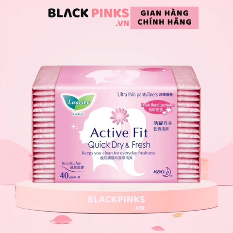 Băng vệ sinh Laurier hàng ngày siêu mỏng hương hoa 40 miếng