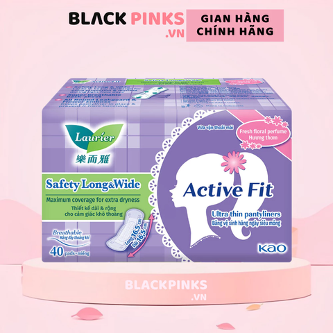 Băng vệ sinh Laurier hàng ngày siêu mỏng không hương 20/40 miếng