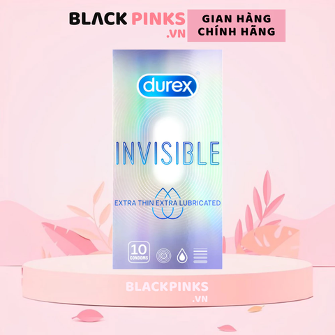 Bao cao su Durex siêu mỏng bôi trơn size 52mm (Hộp 10)