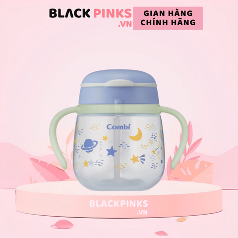 Bình nước Combi LakuMug bước 6 Glow dung tích 240ml Vũ trụ