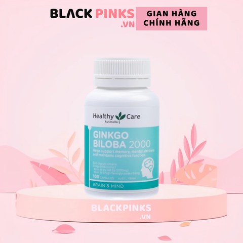 Bổ não Healthy Care Ginkgo Biloba 2000 200 viên (12Y+)