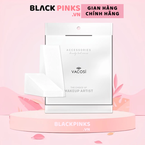 Bông phấn ướt tam giác Vacosi Pro PU01 (bịch 12 miếng)