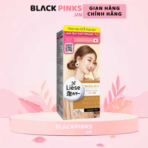 Bọt kem nhuộm tóc Liese màu nâu kẹo ngọt 180ml