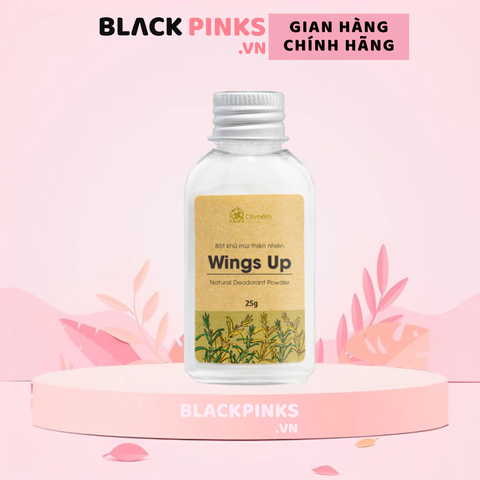 Bột khử mùi Cỏ Mềm Wings Up giảm tiết mồ hôi 25g