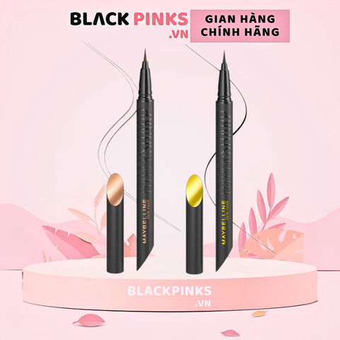 Bút kẻ mắt nước Maybelline sắc mảnh - BK 1 đen sắc sảo/BR 1 nâu tự nhiên 0.4g