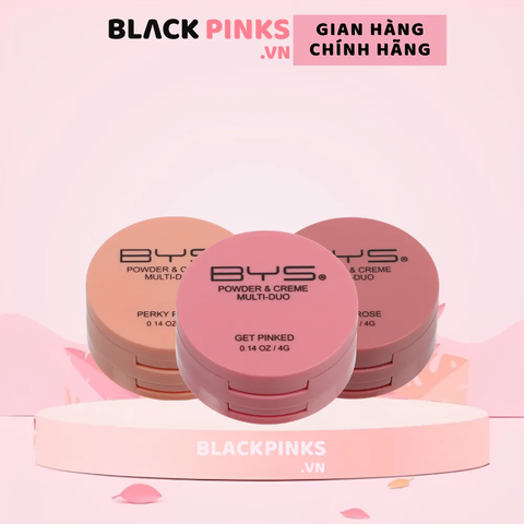Combo má hồng dạng kem và phấn Bys 4g