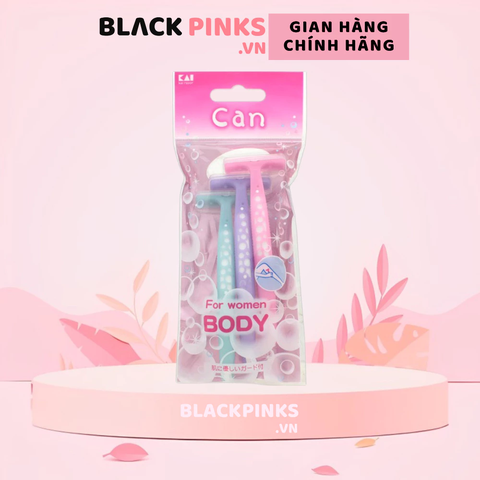 Dao cạo cho nữ KAI dành cho cơ thể cán chữ t (3 cây)