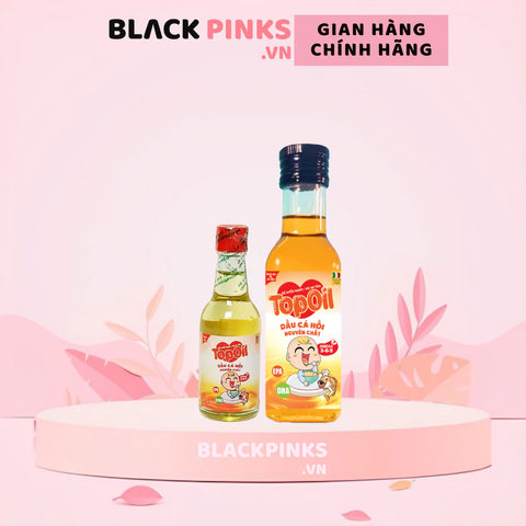 Dầu cá hồi nguyên chất Topoil 60ml/100ml dành cho bé từ 6 tháng tuổi