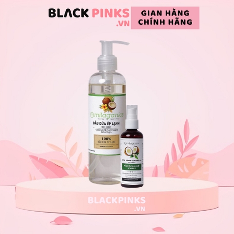 Dầu dừa Milaganics ép lạnh tinh khiết 100ml /250ml