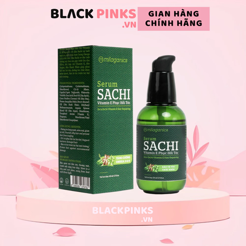 Dầu dưỡng tóc Milaganics Vitamin E, Sachi phục hồi tóc 80ml