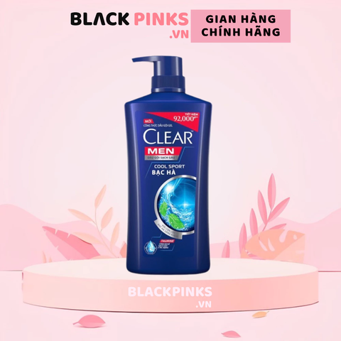 Dầu gội Clear Men sạch gàu Cool Sport Bạc Hà 900g
