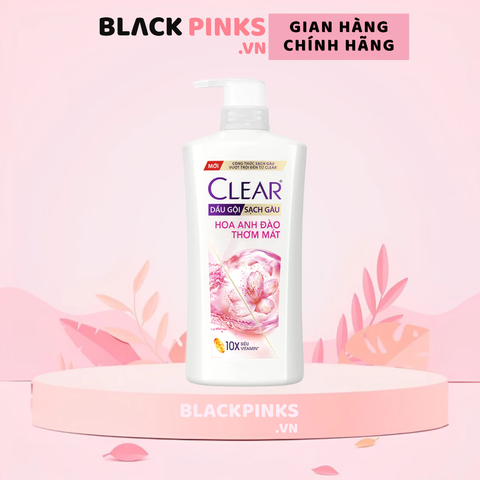 Dầu gội Clear sạch gàu hoa Anh Đào băng lạnh 630g