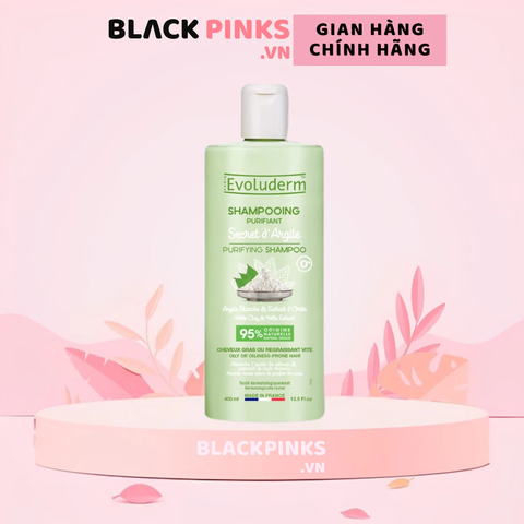 Dầu gội Evoluderm cho tóc dễ bết dầu 400ml