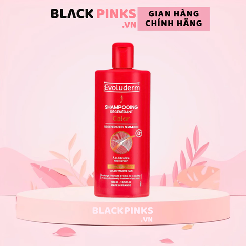 Dầu gội Evoluderm cho tóc nhuộm bóng mượt bền màu 400ml