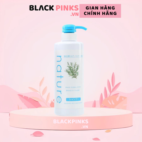 Dầu gội Naris Nature dịu nhẹ hương hoa tươi mát 500ml