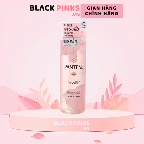 Dầu gội Pantene Micellar chiết xuất nước hoa hồng 530ml