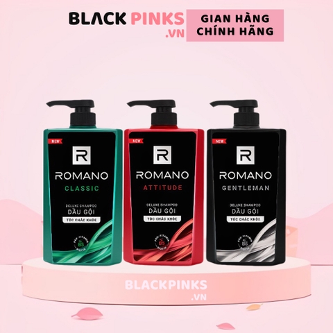 Dầu gội Romano hương nước hoa Gentleman/Classic/Attitude 650g
