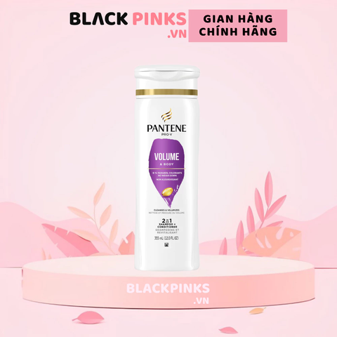 Dầu gội xả 2in1 Pantene làm phồng và dày tóc 355ml