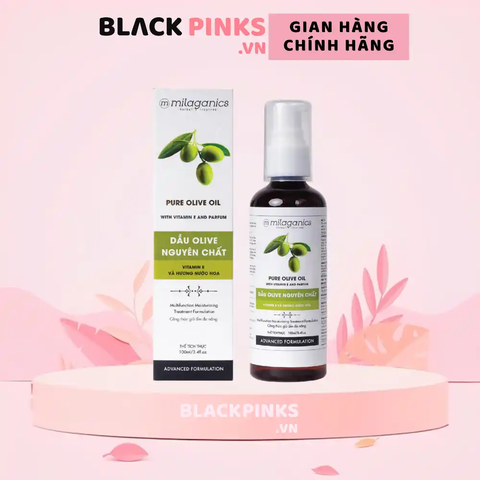 Dầu Olive Milaganics nguyên chất dưỡng da, dưỡng tóc 100ml /250ml