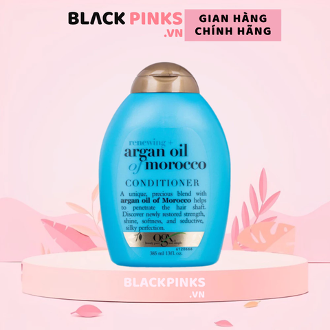 Dầu xả OGX Argan oil giúp phục hồi tóc hư tổn 385ml