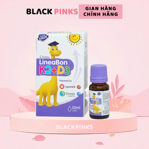 Dung dịch LineaBon K2 + D3 giúp bé ngủ ngon, tăng trưởng chiều cao chai 10ml
