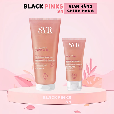 Gel rửa mặt SVR không xà phòng cho da khô, nhạy cảm 55ml/200ml