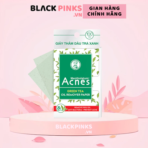 Giấy thấm dầu Acnes trà xanh 100 tờ