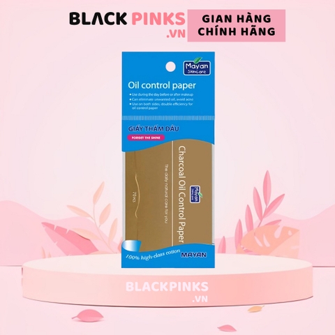 Giấy thấm dầu MAYAN Powder Oil Control Paper 70 tờ/gói