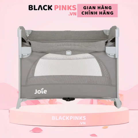 Giường cũi trẻ em Joie Kubbie Sleep Foggy Gray