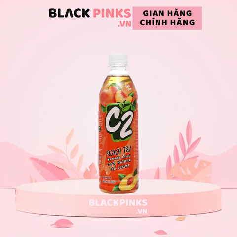 Hồng trà C2 vị đào chai 455ml