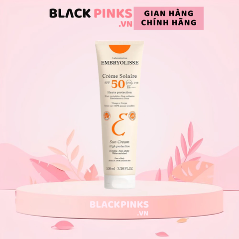 Kem chống nắng Embryolisse chống UV phổ rộng 100ml