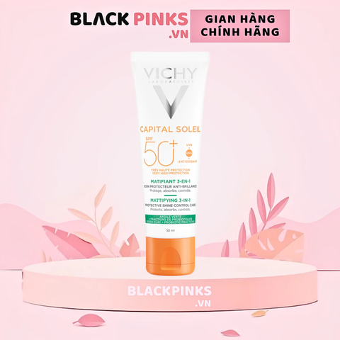 Kem chống nắng Vichy chống bụi mịn cho da dầu mụn 50ml