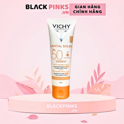 Kem chống nắng Vichy thoáng mịn ngăn sạm da có màu 50ml
