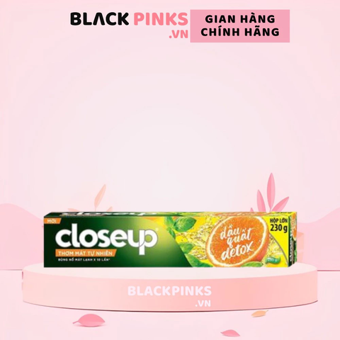 Kem đánh răng Closeup thơm mát tự nhiên dầu quất Detox 230g