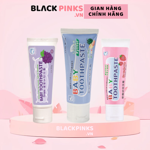 kem đánh rawngcho bé từ 6 tháng kuku hương Dâu, hương trái cây, hương Nho 50G